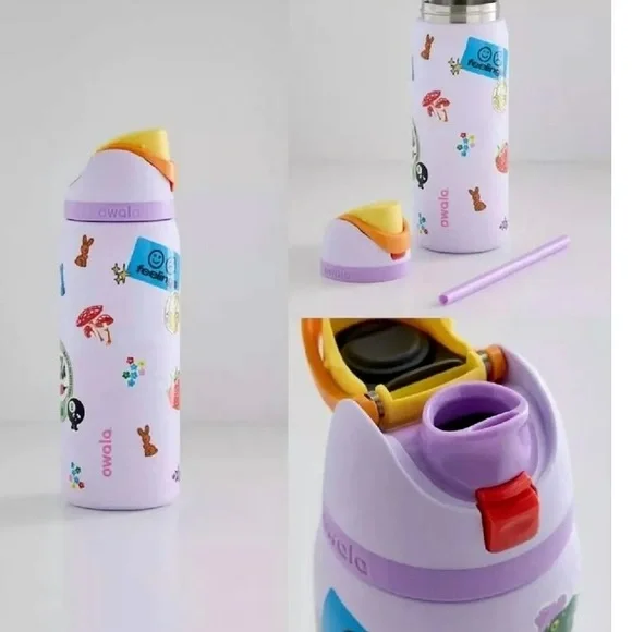 Owala STAMPS Water Bottle - Lavender kids Fun Prints urban outfitters viral - Picture 1 of 2
